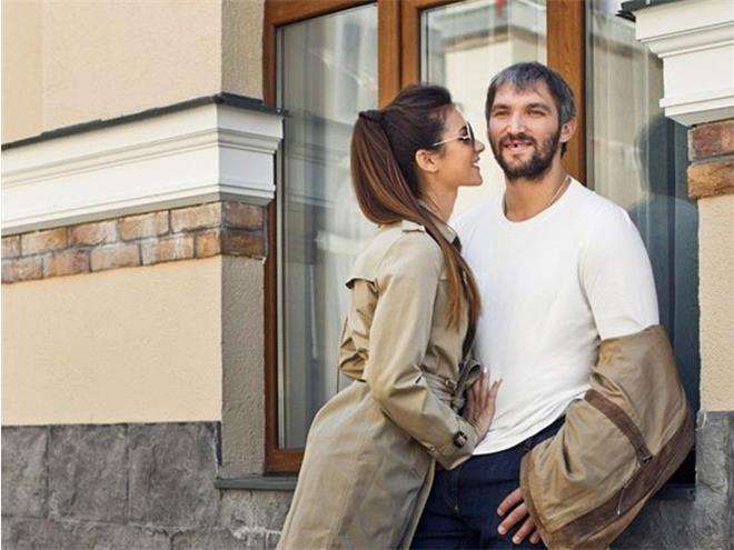 Александр Овечкин и Анастасия Шубская