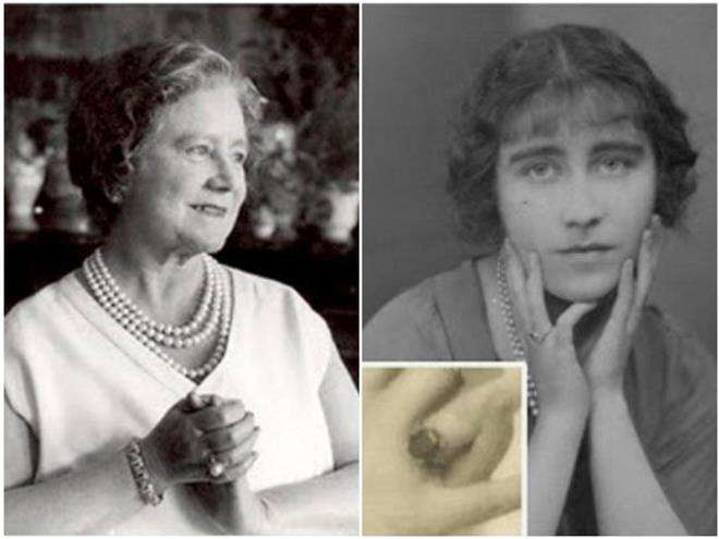 Кольцо на помолвку королевы-матери Элизабет Боуз-Лайон