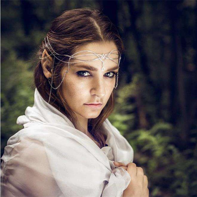 Глафира Тарханова в образе эльфийской принцессы
