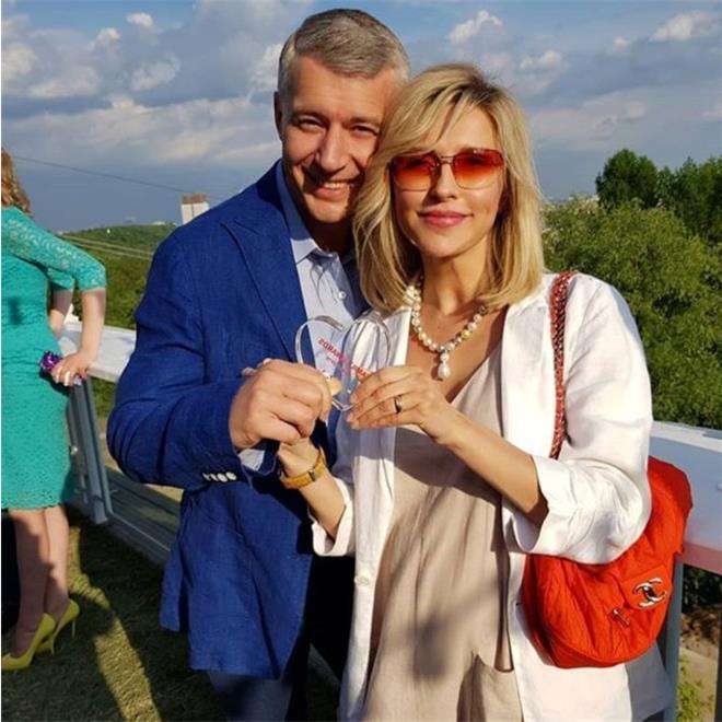 Екатерина Архарова с мужем
