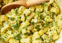 Салат із картоплі з кроповими огірками: яскрава трансформація 🥒