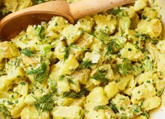 Салат із картоплі з кроповими огірками: яскрава трансформація 🥒